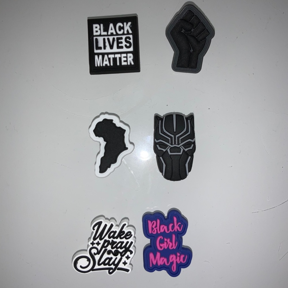 BLM shoe charms